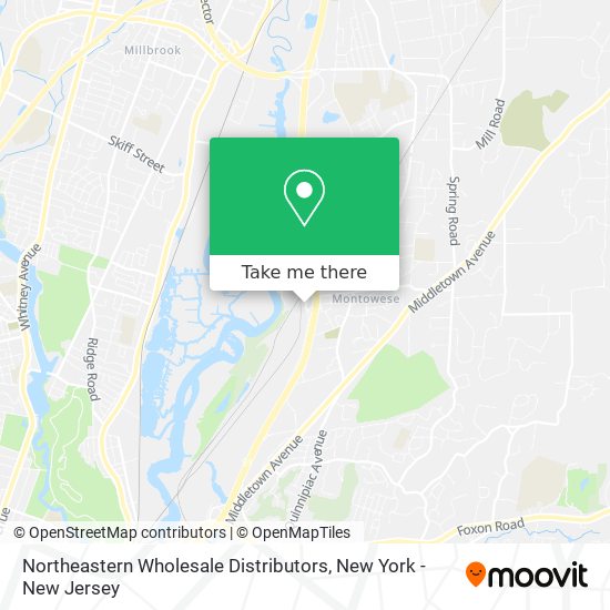 Northeastern Wholesale Distributors map