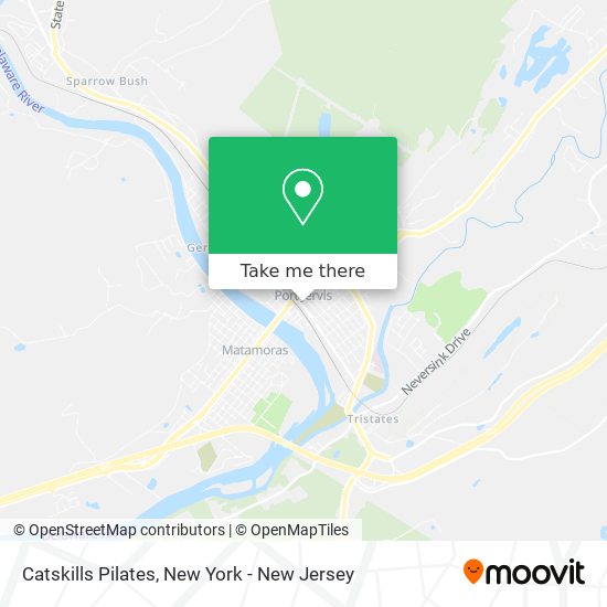 Catskills Pilates map