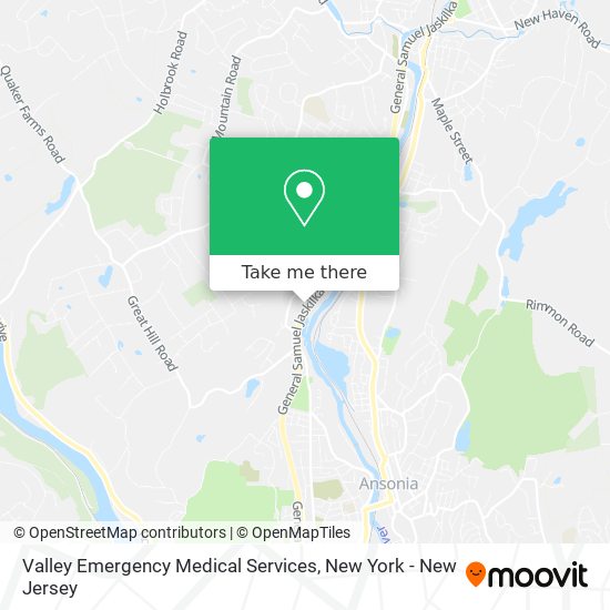 Valley Emergency Medical Services map