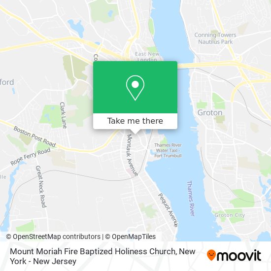 Mount Moriah Fire Baptized Holiness Church map