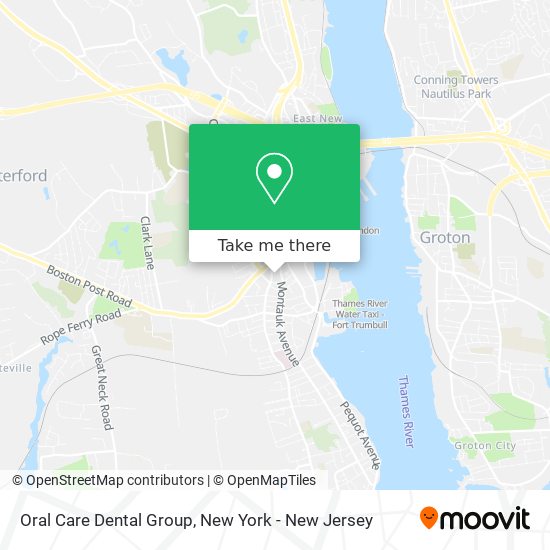 Oral Care Dental Group map