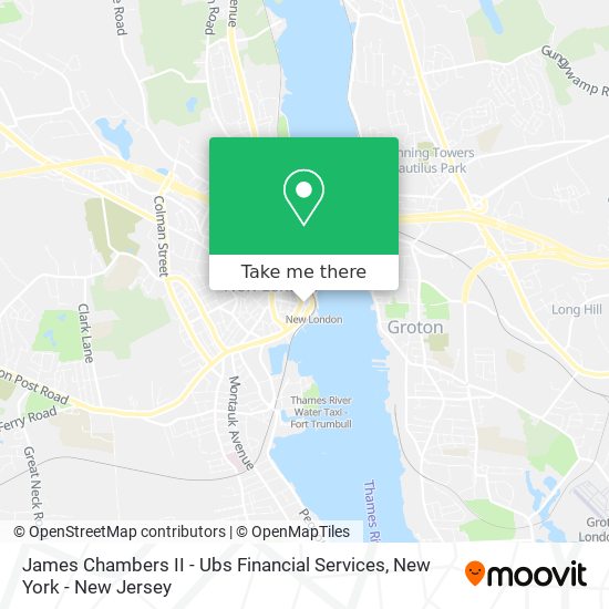 Mapa de James Chambers II - Ubs Financial Services