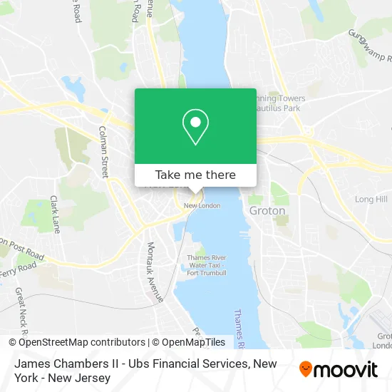 James Chambers II - Ubs Financial Services map