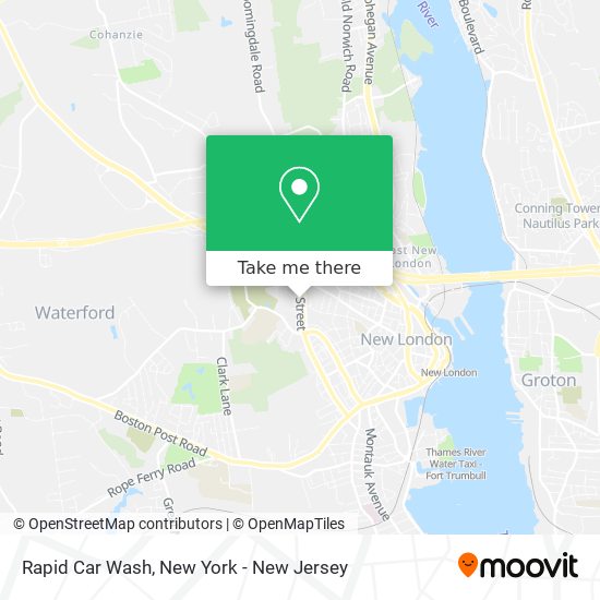 Rapid Car Wash map