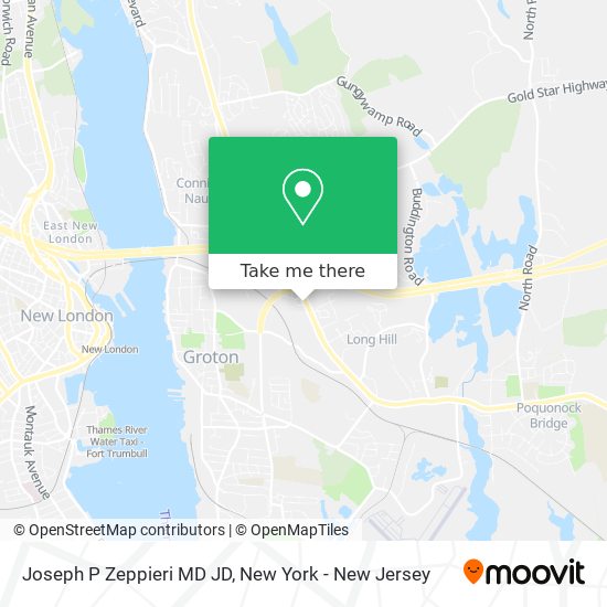 Joseph P Zeppieri MD JD map