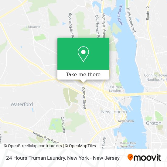 24 Hours Truman Laundry map