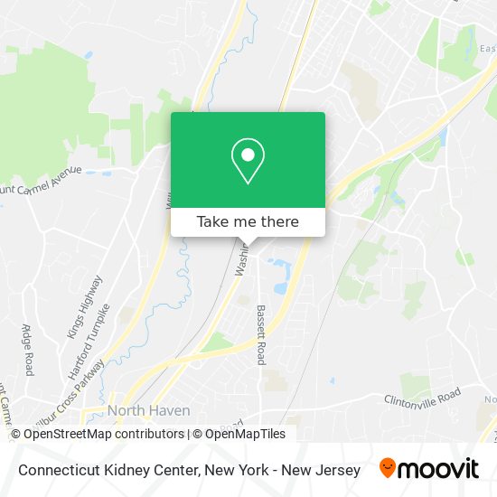 Connecticut Kidney Center map