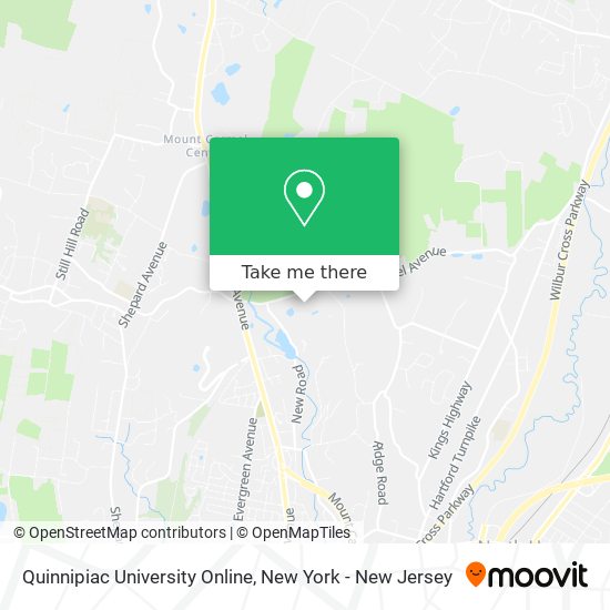 Quinnipiac University Online map