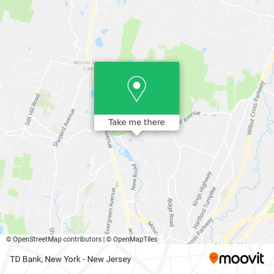 TD Bank map