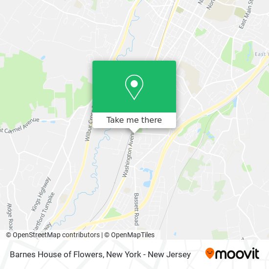 Barnes House of Flowers map