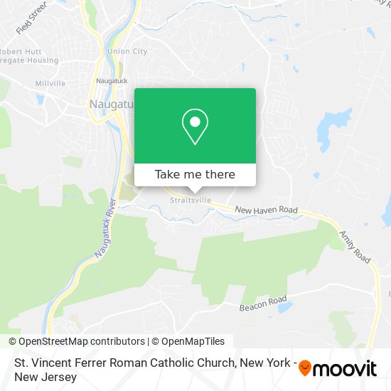 St. Vincent Ferrer Roman Catholic Church map