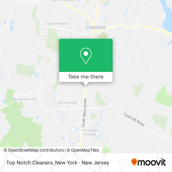 Top Notch Cleaners map