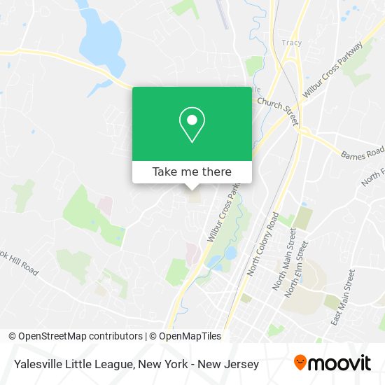 Mapa de Yalesville Little League