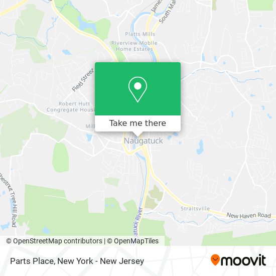 ¿Cómo llegar a Parts Place en Naugatuck en Tren o Autobús?