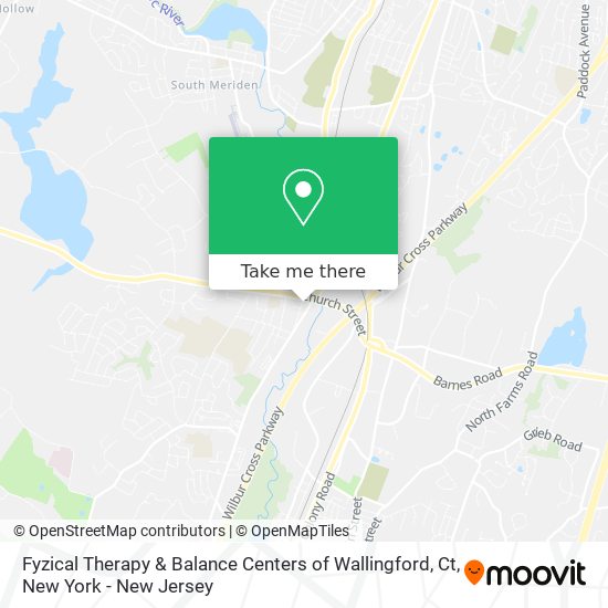 Mapa de Fyzical Therapy & Balance Centers of Wallingford, Ct