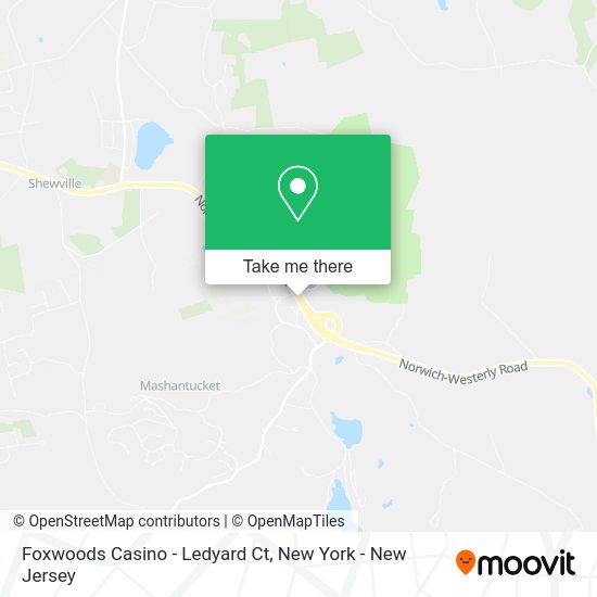 How to get to Foxwoods Casino Ledyard Ct by bus or train?