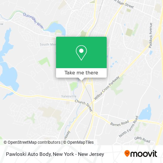 Pawloski Auto Body map