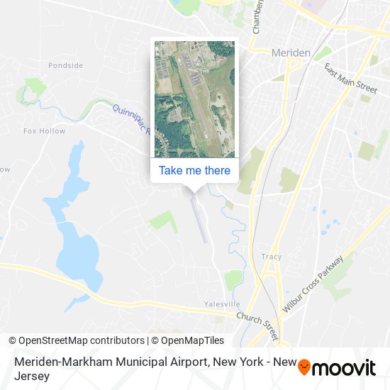 Mapa de Meriden-Markham Municipal Airport