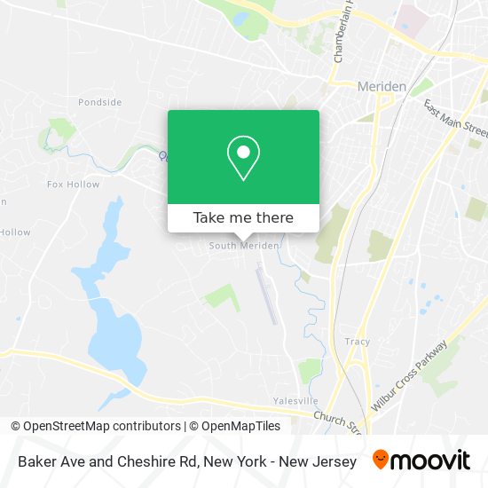 Mapa de Baker Ave and Cheshire Rd