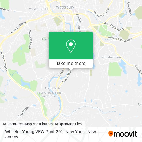 Mapa de Wheeler-Young VFW Post 201
