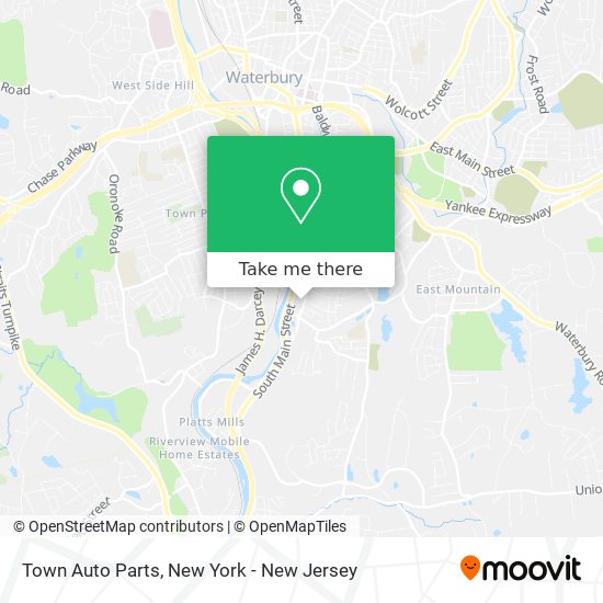 Town Auto Parts map