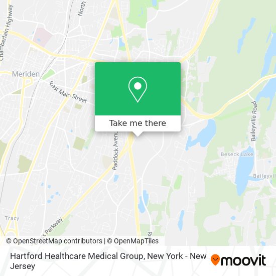 Hartford Healthcare Medical Group map