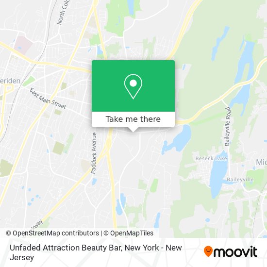 Unfaded Attraction Beauty Bar map