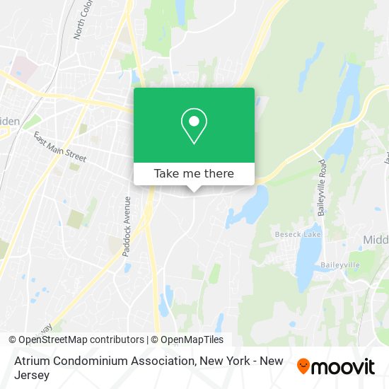 Atrium Condominium Association map