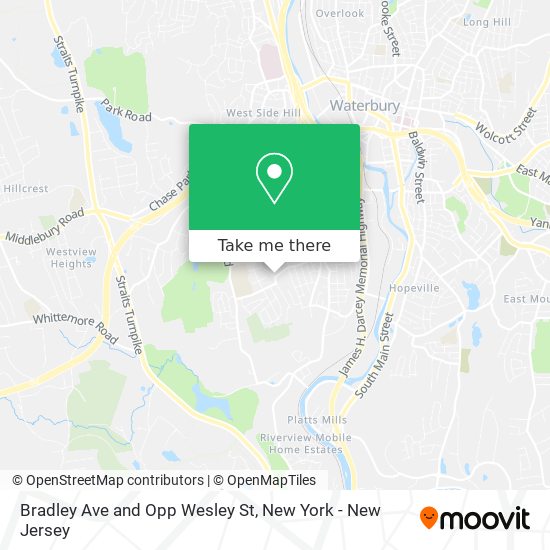 Mapa de Bradley Ave and Opp Wesley St