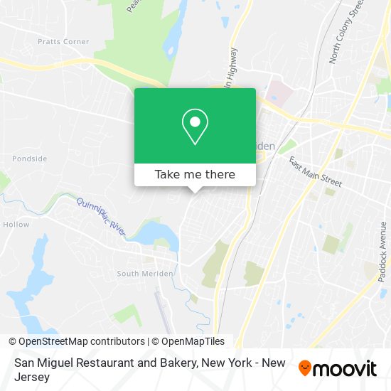 San Miguel Restaurant and Bakery map