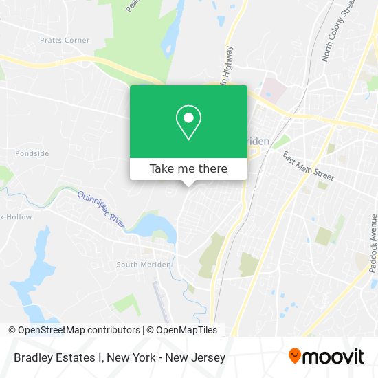 Bradley Estates I map