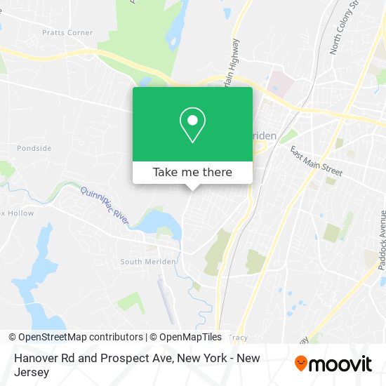 Mapa de Hanover Rd and Prospect Ave