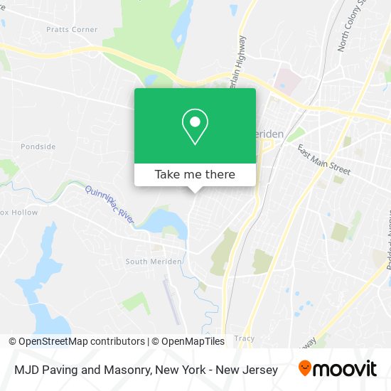 MJD Paving and Masonry map