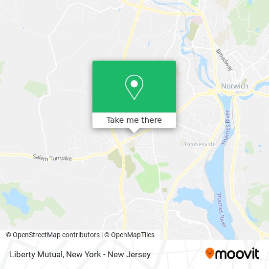 How to get to Liberty Mutual in Norwich by Train or Bus?