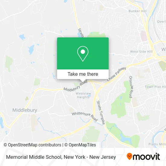 Memorial Middle School map
