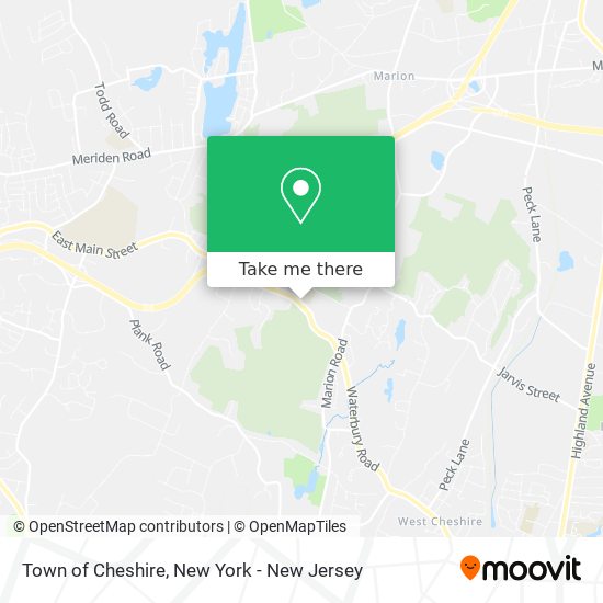 Town of Cheshire map