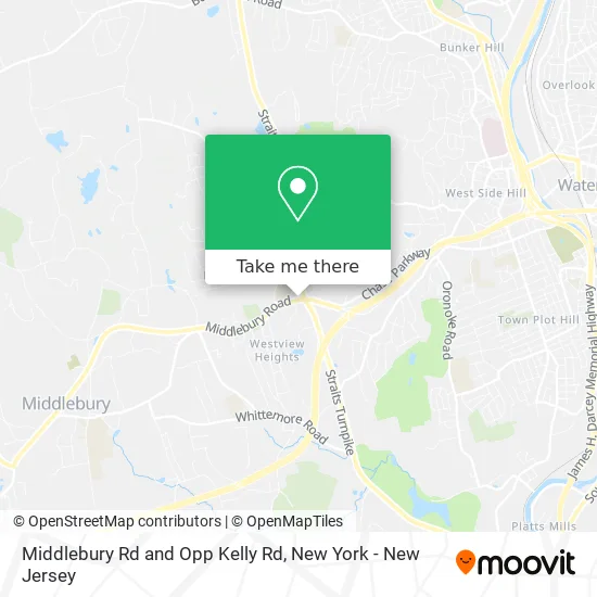 Middlebury Rd and Opp Kelly Rd map