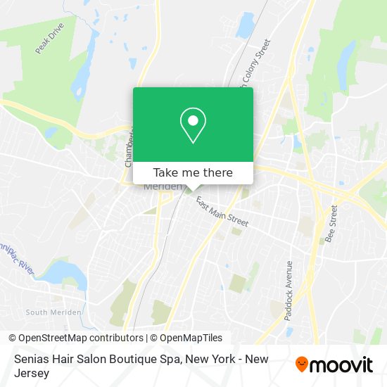 Mapa de Senias Hair Salon Boutique Spa