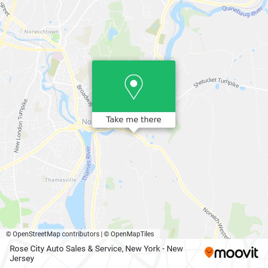 Rose City Auto Sales & Service map