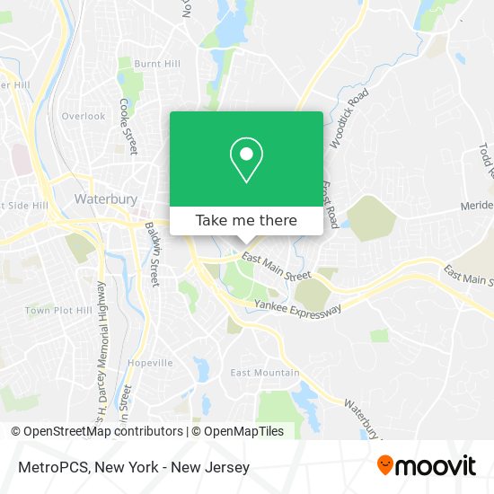 MetroPCS map