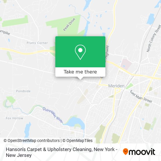 Hanson's Carpet & Upholstery Cleaning map