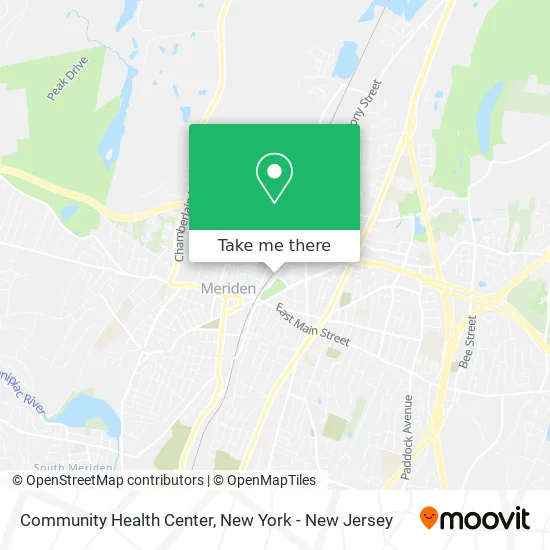 Community Health Center map