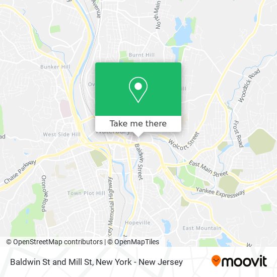 Mapa de Baldwin St and Mill St