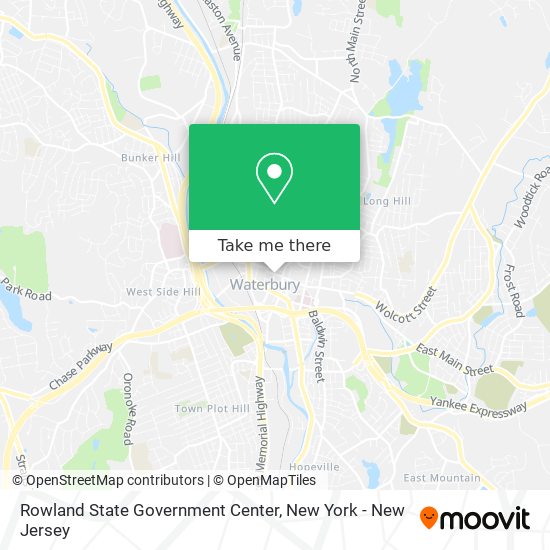 Mapa de Rowland State Government Center