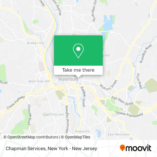 Chapman Services map