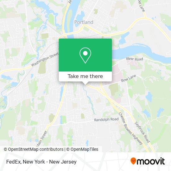 FedEx map