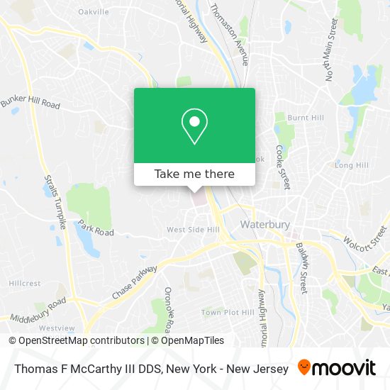Thomas F McCarthy III DDS map