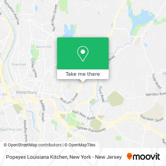 Popeyes Louisiana Kitchen map