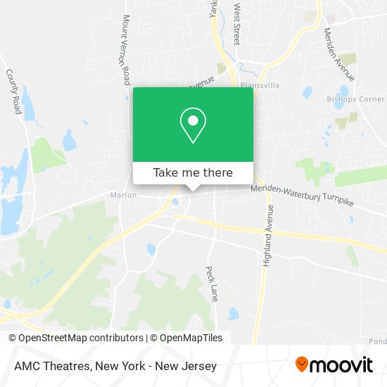 Mapa de AMC Theatres