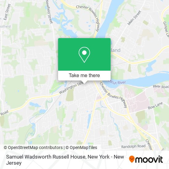 Samuel Wadsworth Russell House map